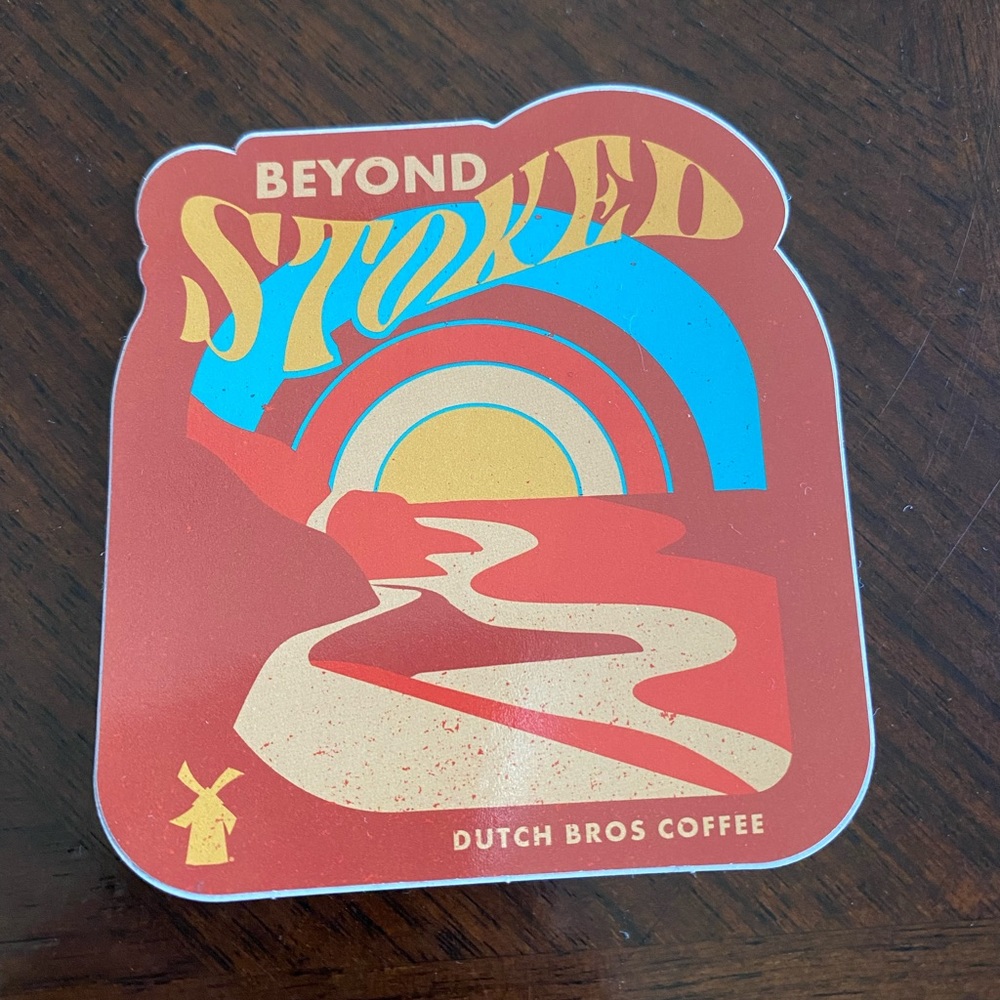Dutch Bros Beyond Stoked Sticker